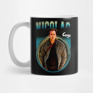 Cage Chronicles Visual Journey Through Nicolas's Iconic Roles Mug